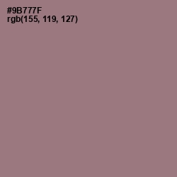 #9B777F - Bazaar Color Image