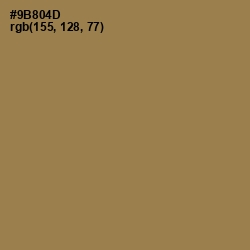 #9B804D - Barley Corn Color Image