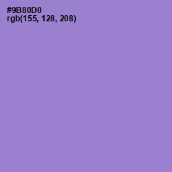 #9B80D0 - Chetwode Blue Color Image