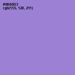 #9B80D3 - Chetwode Blue Color Image