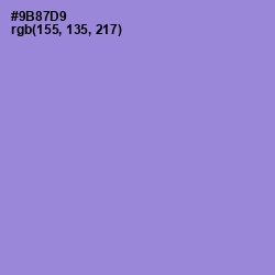 #9B87D9 - Blue Bell Color Image