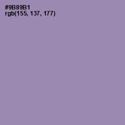 #9B89B1 - Manatee Color Image