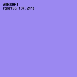 #9B89F1 - Portage Color Image