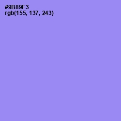 #9B89F3 - Portage Color Image