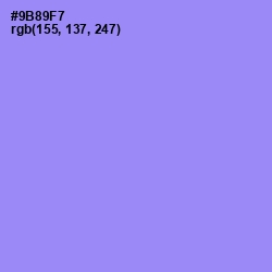 #9B89F7 - Portage Color Image