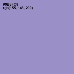 #9B8FC8 - Blue Bell Color Image