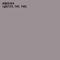 #9B9194 - Mountain Mist Color Image