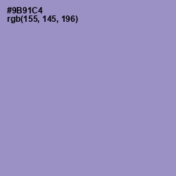 #9B91C4 - Blue Bell Color Image