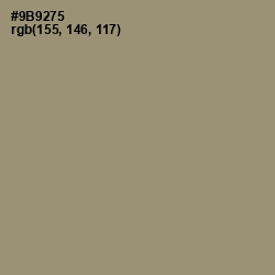 #9B9275 - Gurkha Color Image