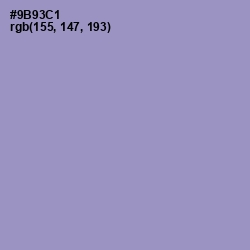 #9B93C1 - Blue Bell Color Image