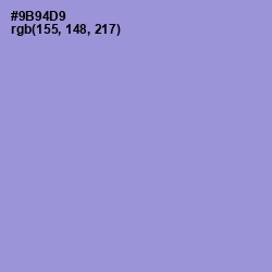 #9B94D9 - Blue Bell Color Image