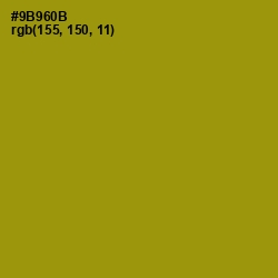 #9B960B - Reef Gold Color Image