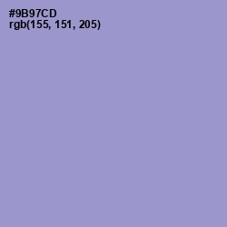 #9B97CD - Blue Bell Color Image