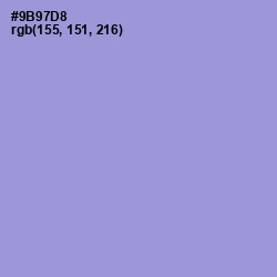 #9B97D8 - Blue Bell Color Image