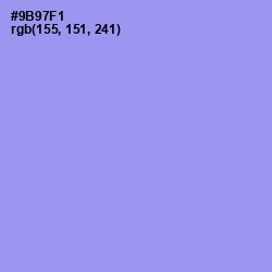 #9B97F1 - Portage Color Image