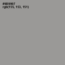 #9B9997 - Mountain Mist Color Image