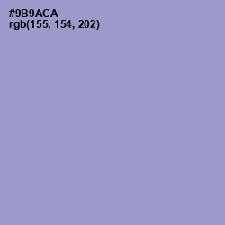 #9B9ACA - Blue Bell Color Image