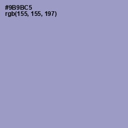 #9B9BC5 - Blue Bell Color Image