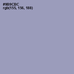 #9B9CBC - Bali Hai Color Image