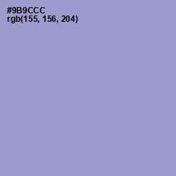 #9B9CCC - Blue Bell Color Image