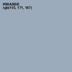 #9BABBB - Gull Gray Color Image