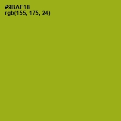 #9BAF18 - Citron Color Image