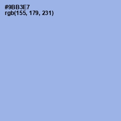 #9BB3E7 - Jordy Blue Color Image
