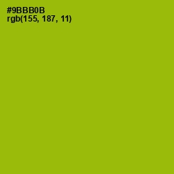 #9BBB0B - Citron Color Image