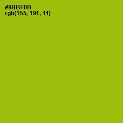 #9BBF0B - Citron Color Image