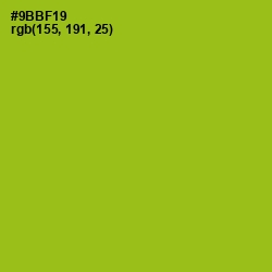 #9BBF19 - Citron Color Image