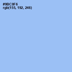 #9BC0F6 - Cornflower Color Image