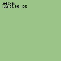 #9BC488 - Feijoa Color Image