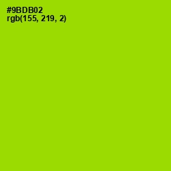 #9BDB02 - Pistachio Color Image