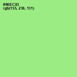 #9BEC83 - Granny Smith Apple Color Image