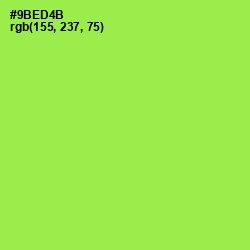 #9BED4B - Conifer Color Image