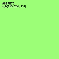 #9BFE76 - Conifer Color Image