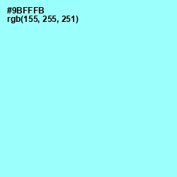 #9BFFFB - Anakiwa Color Image