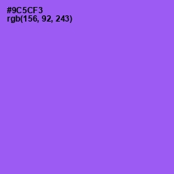 #9C5CF3 - Medium Purple Color Image