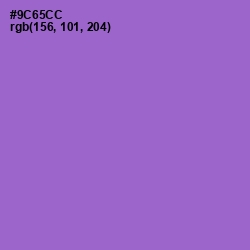 #9C65CC - Amethyst Color Image