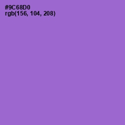 #9C68D0 - Amethyst Color Image