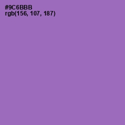 #9C6BBB - Wisteria Color Image