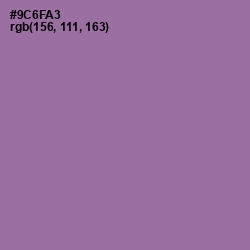 #9C6FA3 - Wisteria Color Image