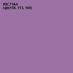 #9C71A4 - Wisteria Color Image