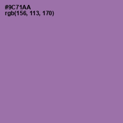 #9C71AA - Wisteria Color Image