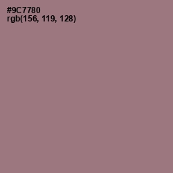 #9C7780 - Mountbatten Pink Color Image