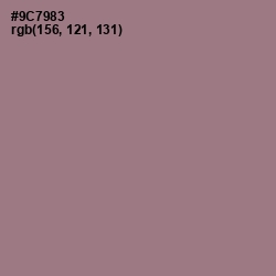 #9C7983 - Mountbatten Pink Color Image