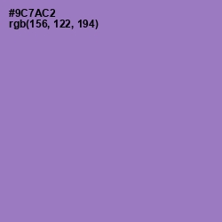 #9C7AC2 - Lilac Bush Color Image