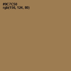 #9C7C50 - Leather Color Image