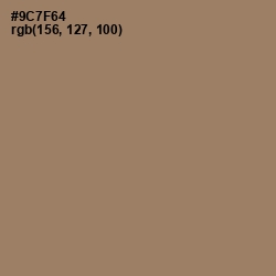 #9C7F64 - Toast Color Image