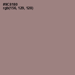 #9C8180 - Natural Gray Color Image